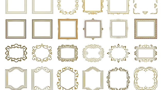 decorative frames retro ornamental frame vintage