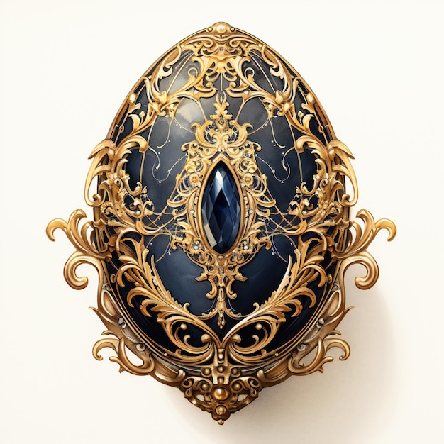 Decorative Golden Egg