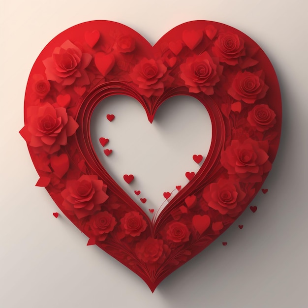 Decorative heart background