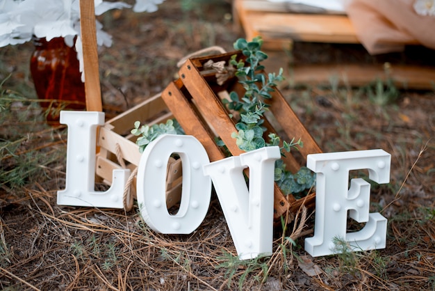 Photo decorative letters