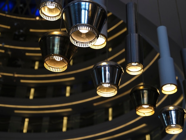 Decorative lighting in a hotel