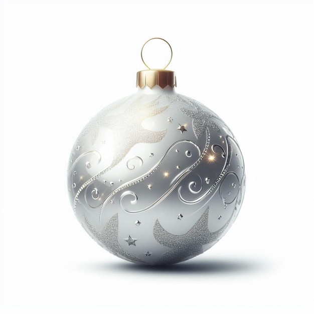 Photo decorative merry christmas ball ball transparent png or x mass ball isolated on white background