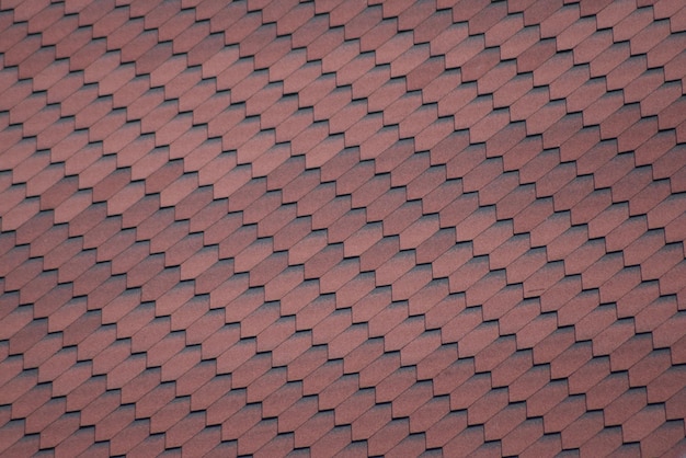 Photo decorative metal tile on a roof