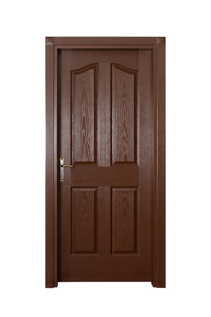 Decorative modern and wooden interior door