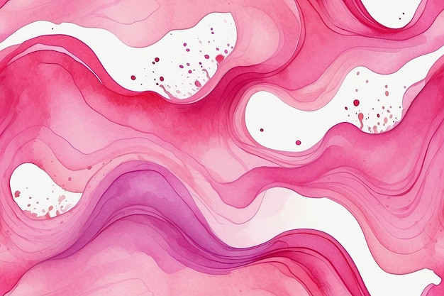 Photo decorative pink texture abstract watercolor splash simple wavy background