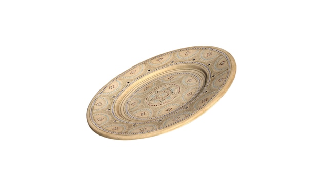 A decorative plate with the word diwali on it