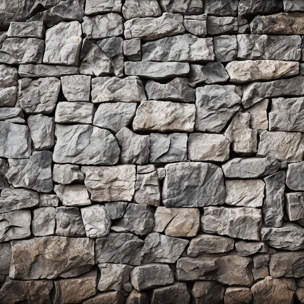 写真 ソーシャルメディアのポストサイズに最適な背景の不均一な裂け目を持つ装飾的な本物の石の壁の表面