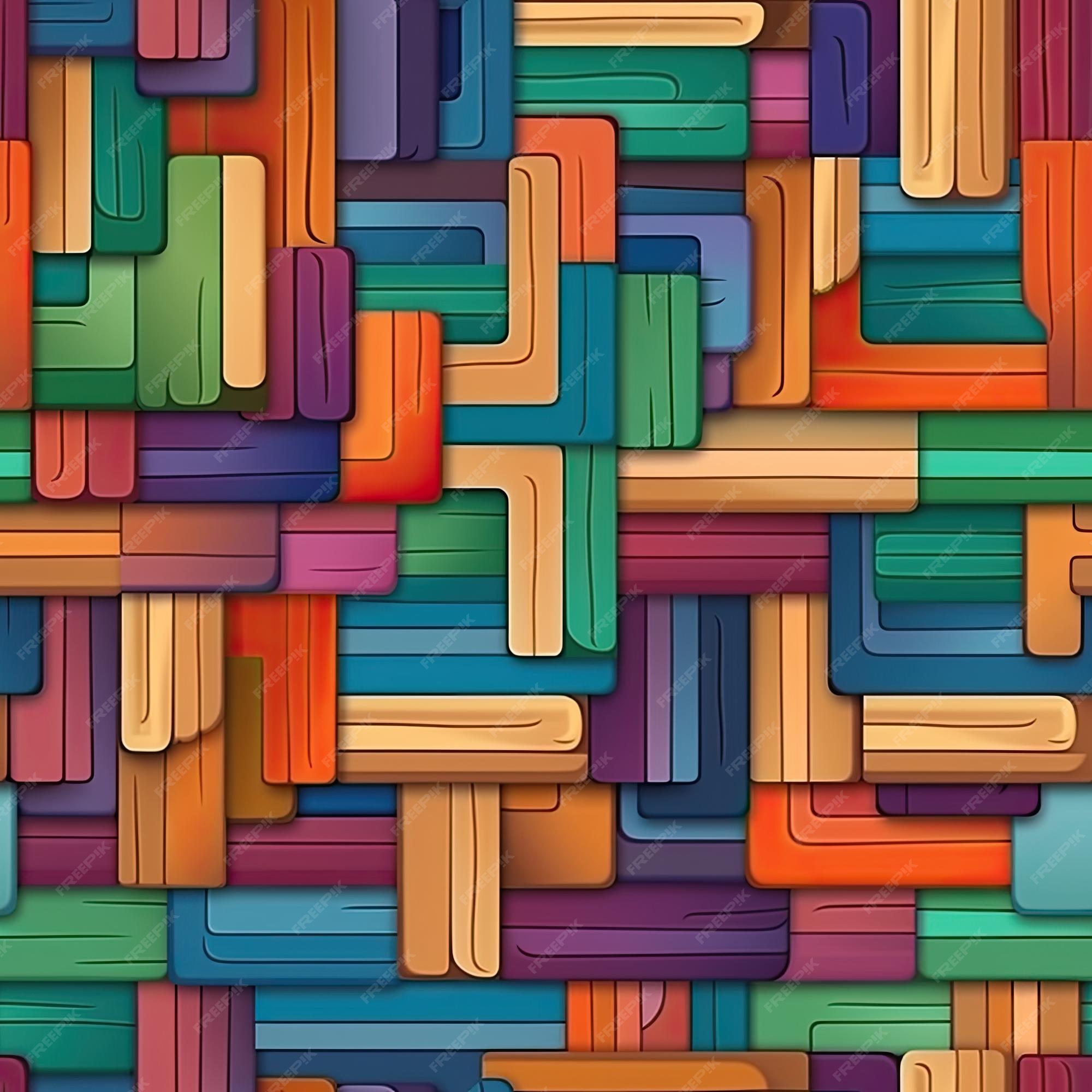 Premium AI Image decorative shapes wallpaper design of boho art