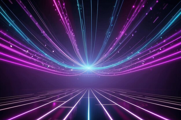 Decorative stage lights motion graphics background