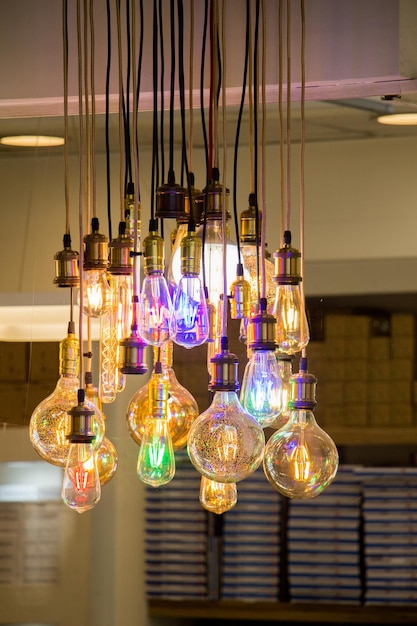 Decorative style filament light bulbs