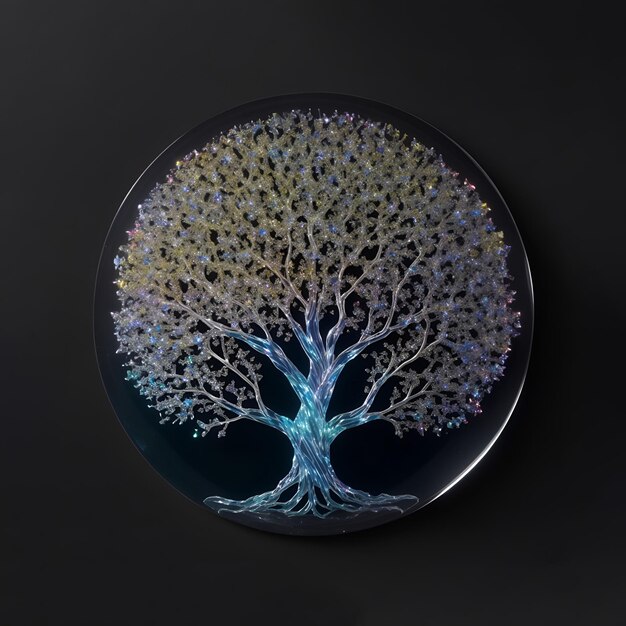 Photo decorative tree of life illustration