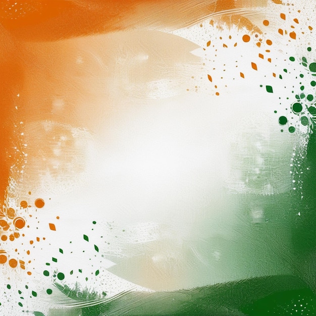 Foto decorativo tricolore bandiera indiana tema consistenza giorno della repubblica india