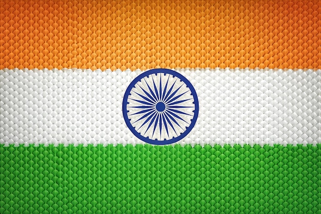 Photo decorative tricolor indian flag theme texture