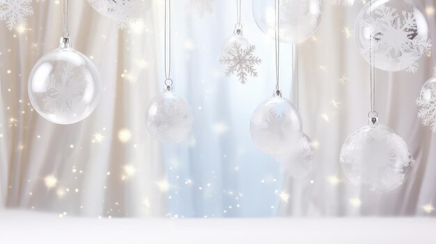 Decorative white ornament background