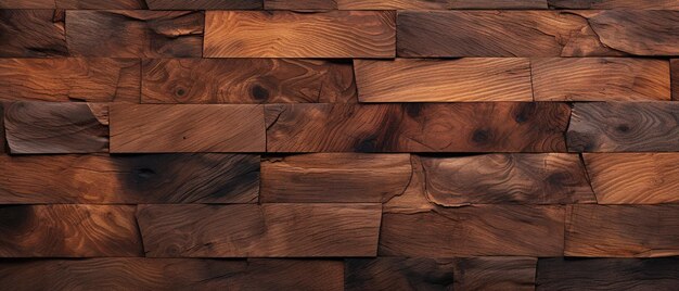 Decorative wooden brown bars Wood texture background banner