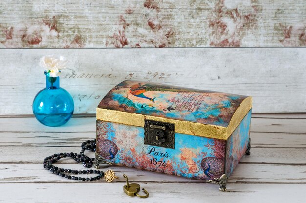 Decoupaged Jeqwellery Box