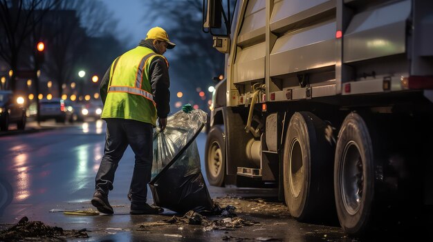 The dedication of garbage collection truck workers