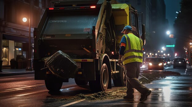 The dedication of garbage collection truck workers