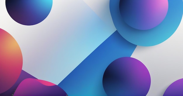 Deep Blue Mirage Abstract Geometrische achtergrondcompositie voor Poster Flyer en Landing Page