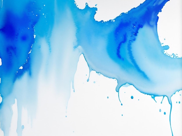 Deep blue watercolor paint background a gradient masterpiece