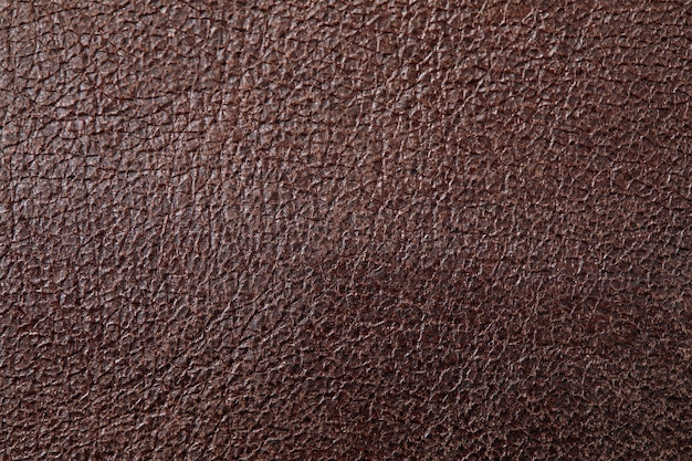 Deep brown leather texture Skin pattern background