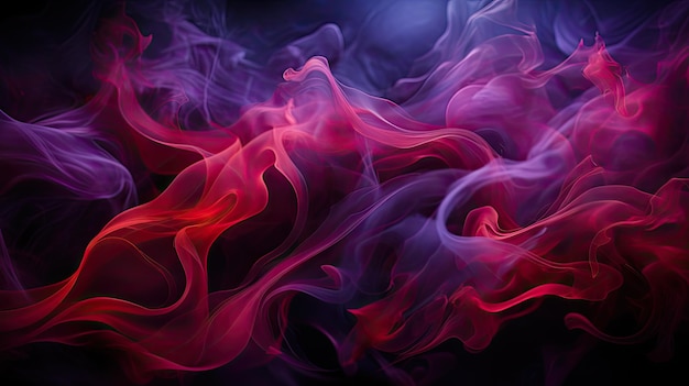 a deep crimson vapor made using generative AI tools