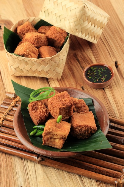 Deep Fried Bean Curd Tofu from Sumedang West Java