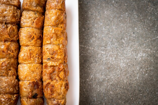 Rotolo di granchio fritto