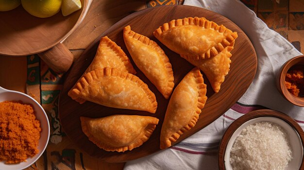 Photo deep fried empanadas