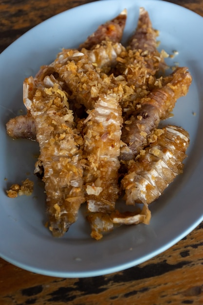 Deep-fried Mantis Prawns