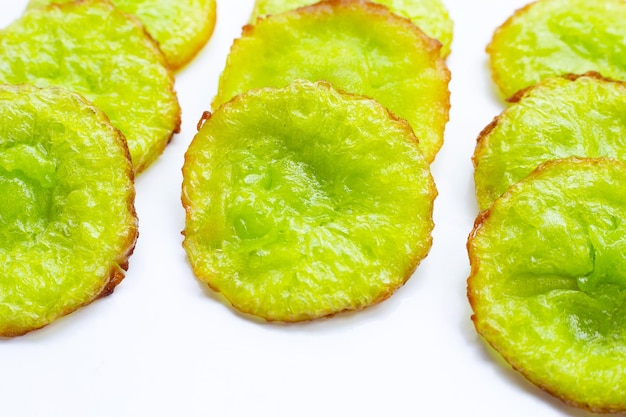 Foto sapore di pandan con farina di riso fritto