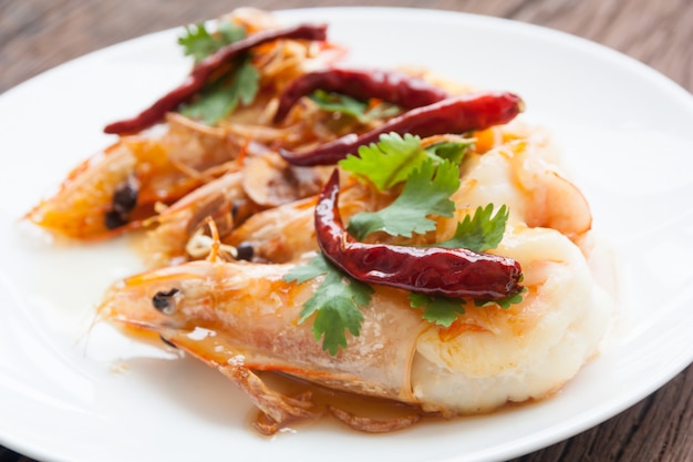 Deep Fried Shrimp with Tamarind Sauce