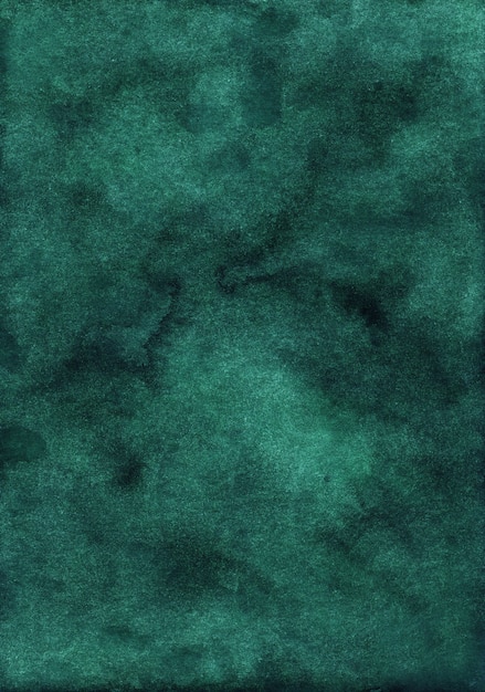 Deep green watercolor surface background