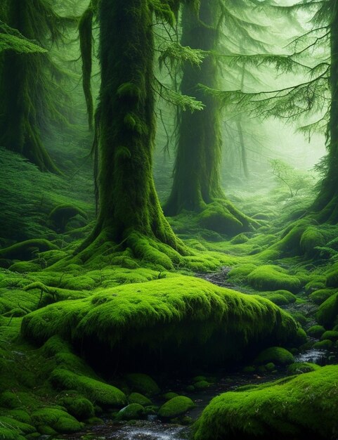 deep mystical forest