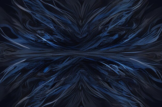 Deep ocean whispers the navy blue smoky artistry of abstract backdrops