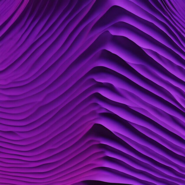 Deep purple wave shape and line gradient background