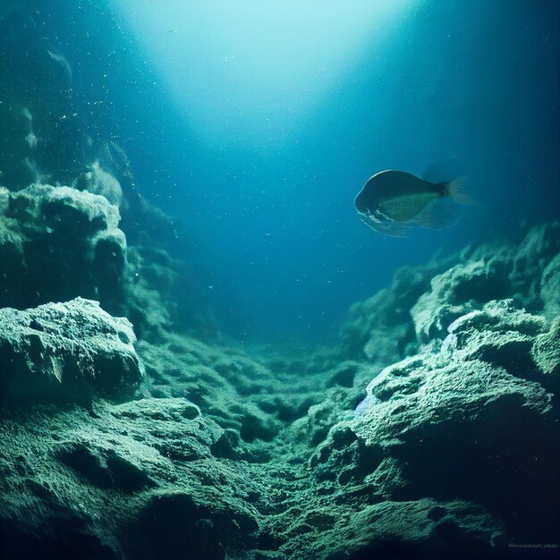 深海魚,サメ,クジラ,イルカ,水母,学校の魚,広範囲の写真