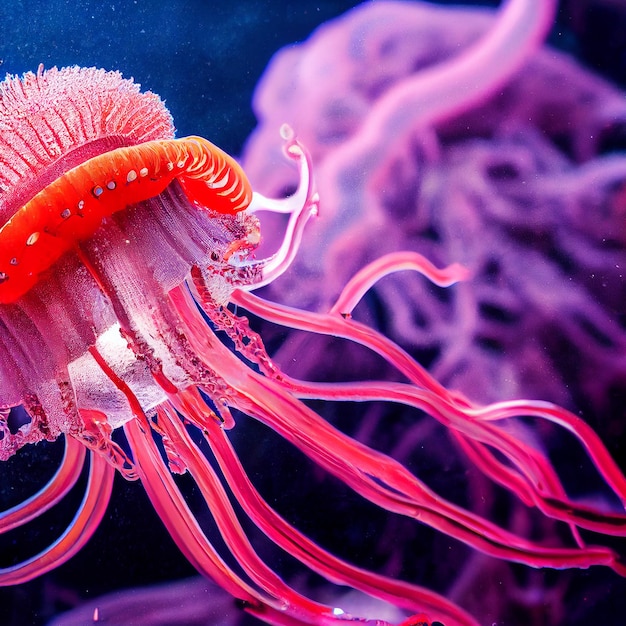 深海魚,サメ,クジラ,イルカ,水母,学校の魚,広範囲の写真