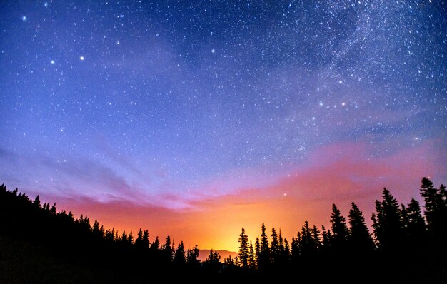 深い空の天体写真