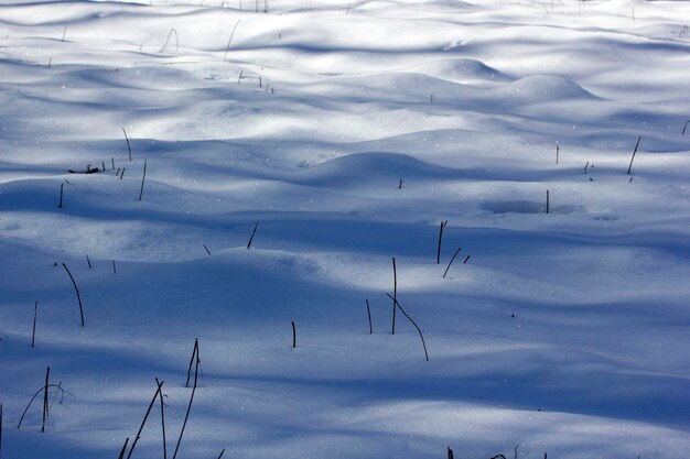 Deep snow heap background nature image