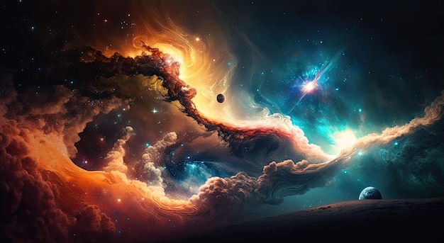 Deep space background Perfect for wallpapers banners backgrounds and graphic design