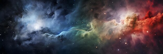 Photo deep space nebula