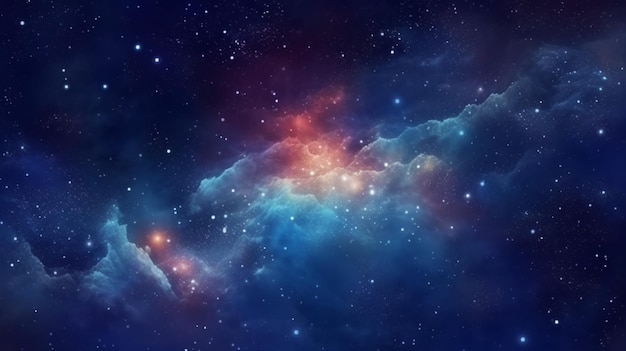 Photo deep space star field background