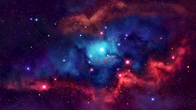 Universo dello spazio profondo bella nebulosa