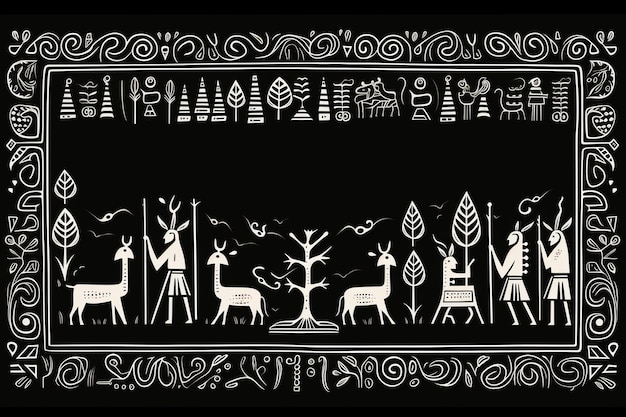 Олень животное олень векторная иллюстрация Рождество млекопитающее рог дикий силуэт природа w