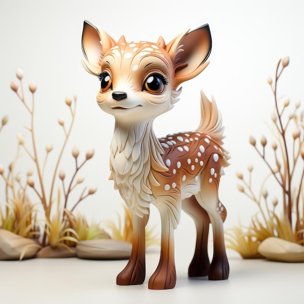 Deer cartoon personage