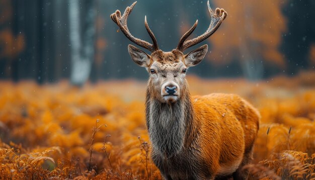 Deer close-up foto in de ochtend