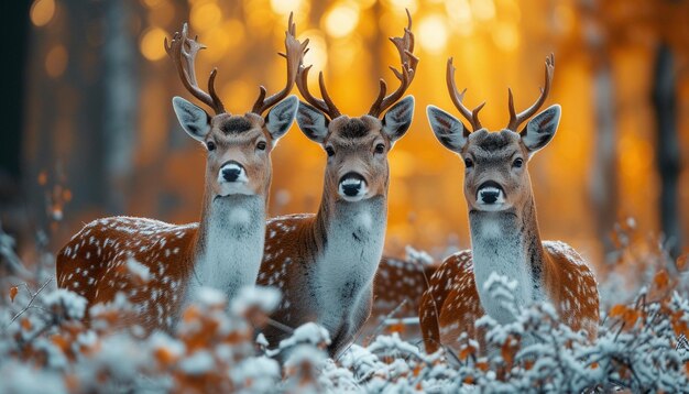 deer close up photo at morning