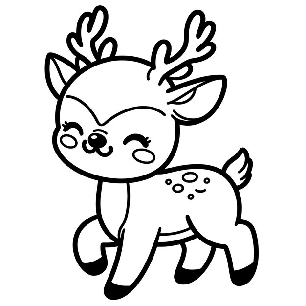 Photo deer coloring pages fo rkids and adults