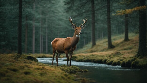 Deer in the forest